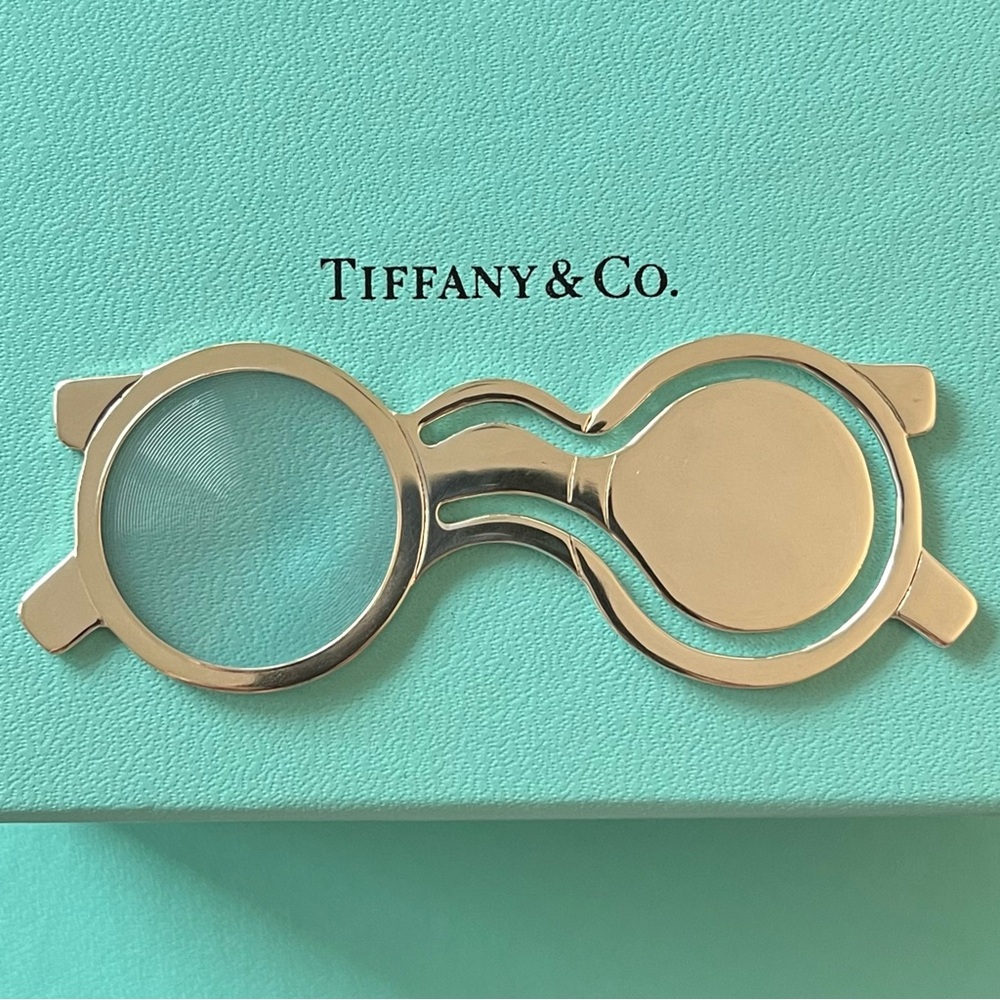 Tiffany & Co. Silver Magnifying Glass Bookmark - Picture 2 of 8